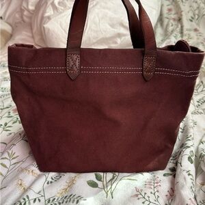 Madewell Burgundy Tote Bag